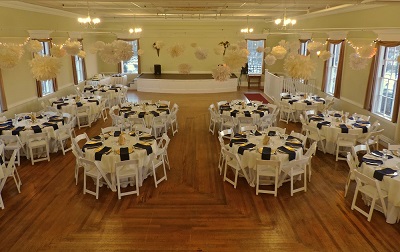 decorated ballroom
